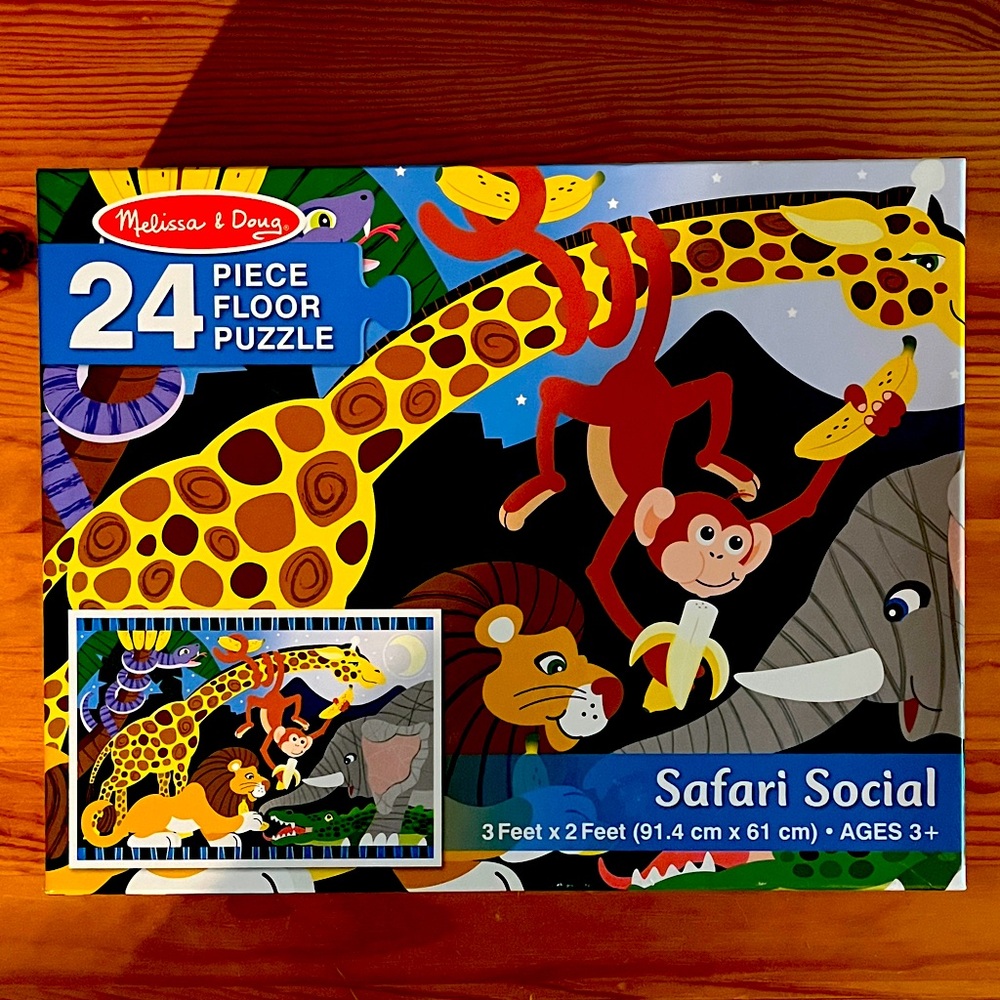 Melissa & Doug Colorful Safari Adventure Puzzle